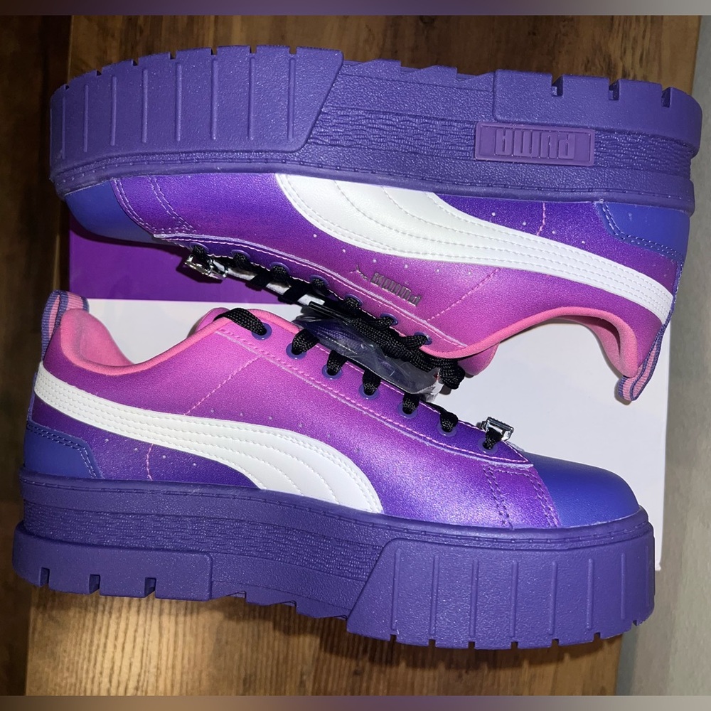 Puma x Bratz Mayzle Platform Shoes Sneakers Purple